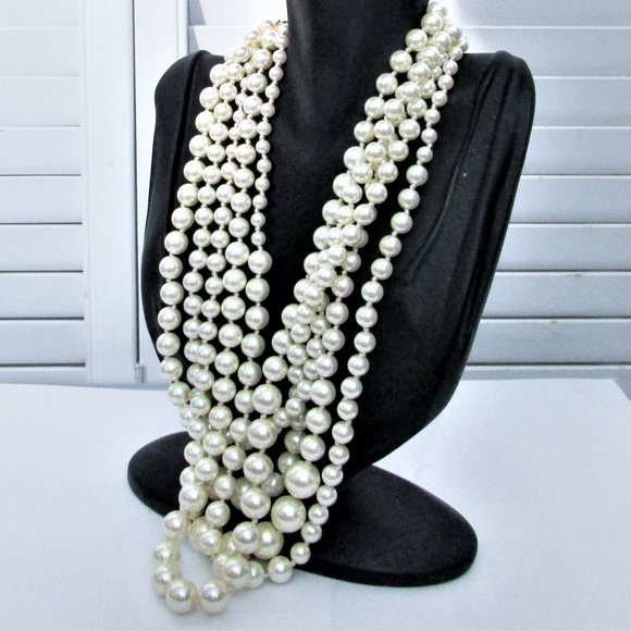 J Crew pearl twisted hammock necklace - Picture 4 of 6